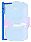 Drum Carrier Bracket Assembly Kit, 31"-39" Tall Drum