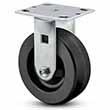Rigid Caster - 4" x 2" Phenolic Wheel with Flat Tread, 800 lb. Cap.