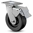 Swivel Caster with Total Lock - 6" x 2" Phenolic Wheel, 1200 lb. Cap.