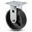 Rigid Caster - 5" x 2" Polypropylene Wheel, 600 lb. Cap.