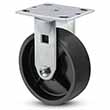 Rigid Caster - 8" x 2" Polypropylene Wheel, 900 lb. Cap.