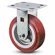Rigid Caster - 4" x 2" TPU Wheel, 500 lb. Cap.