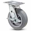 Swivel Caster with Side Lock - 5" x 2" TPR Wheel, 350 lb. Cap.