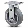 Rigid Caster - 6" x 2" TPR Wheel, 500 lb. Cap.