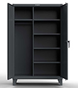 Wardrobe Cabinet with 5 Adjustable Shelves - 36"W x 24"D x 72"H