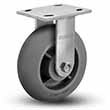 Rigid Caster - 8" x 2" TPE Wheel, 600 lb. Cap.