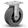 Rigid Caster - 6" x 2" TPE Wheel, 7.5" Mount Ht., 600 lb. Cap.