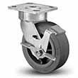 Swivel Caster with Side Lock - 8" x 2" TPE Wheel, Maintenance-Free, 675 lb. Cap.