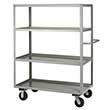 Steel Shelf Truck - 4 Lip Shelves, 30"W x 48"L