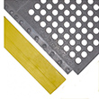 Male Edging for 24/Seven LockSafe Mat - Yellow - Petroleum Resistant - 3" x 36" x 5/8"