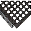 24/Seven LockSafe Open Grid Mat with Extra Traction - Petroleum Resistant - 3' x 3' x 5/8"