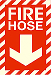 photoluminescent emergency egress signs