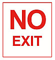 photoluminescent emergency egress signs