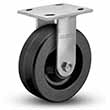 Rigid Caster - 8" x 2" Phenolic Wheel, 1400 lb. Cap.