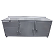 Stainless Steel Work Height Cabinet - 84"W x 30"D x 31"H
