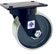 75 Series Swivel Caster - 6" x 2-1/2" Forged Steel Wheel - Straight Bearing - 5,000 lb. Cap.