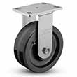 Rigid Caster - 6" x 3" Phenolic Wheel, 2000 lb. Cap.