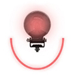 Forklift Approach Warning Light - Red LED Arc Beam