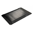 Electrically Conductive Anti-Fatigue Diamond-Plate Mat w/Snap Black, 9/16in x 3ft x 5ft