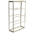 Low Profile Rivet Shelving, 36"w x 12"d x 84"h, 350Lbs. Cap., 5 Shelves - Starter