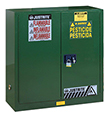 Pesticides Safety Cabinet - 44 x 43 x 18 - 2 door, self-close w/ Sure-Grip Handle, 30-gal.