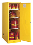 Slimline Safety Cabinet, 65 x 23.25 x 34 - 1 door, manual w/ Sure-Grip Handle