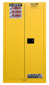 Vertical Drum Cabinet - 2 door, self-close - Sure-Grip Handle, 1: 55-gal. drum