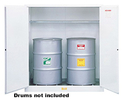 Flammable Waste Drum Cabinet - 65 x 59 x 34 - 2 door, manual w/ Sure-Grip Handle, 2: 55-gal. drums