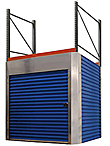 Pallet Rack Security Enclosure - fits 8'H, 8'W x 42"D Rack