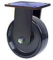 95 Series Rigid Caster - 10" x 3" Phenolic Wheel - 2,900 lb. Cap.