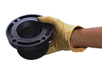 Railroad Track Spill Pan Bulkhead Fitting - 3" Diameter, For Below Grade Piping