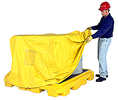 Pull Over Cover for 4-Drum Low Profile Spill Containment Pallet