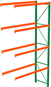 Seismic Pallet Rack - 42"D x 192"H x 108"W Adder, 4 Beam Levels, 5480 lb. Cap./Level