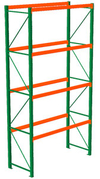 Seismic Pallet Rack - 42"D x 192"H x 96"W Starter, 4 Beam Levels, 6080 lb. Cap./Level