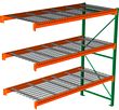 Pallet Rack with Wire Decking - Adder, 3 Beam Levels - 96"w x 42"d x 168"h - 5080 Cap. Beams