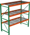 Pallet Rack with Wire Decking - Starter, 3 Beam Levels - 96"w x 48"d x 96"h - 5080 Cap. Beams