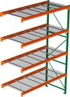 Pallet Rack with Wire Decking - Adder, 4 Beam Levels - 96"w x 42"d x 144"h - 5080 Cap. Beams