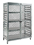 Aluminum Security Cage - 48"W x 72"H x 24"D