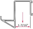 Low Profile Structural Channel Beam Hanger - 9"W, for 3" Beam