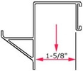 Low Profile Structural Channel Beam Hanger - 9"W, for 4" Beam