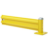 Steel Guard Rail - Single High Adder - 2 ft. W at post centers x 12 in. H