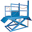 Surface Mounted Dock Lift with 6ft x 10ft platform - 8000 lb. Capacity