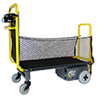 Netting for Powered Warehouse Carts