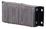 Laminated Rubber Dock Bumper - 6"H x 36"L x 4-1/2"D