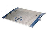 Model B aluminum dockplate 48" w x 36" d - 6,250 lb. capacity