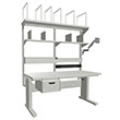 Heavy-Duty Packing Workstation - Manual Adjustment, 60"W x 30"D Top