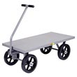 5th Wheel Wagon - 24" x 48" Flush Deck, 12" Mold-on Rubber Wheels, 3500 lb. Cap.