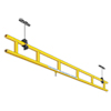 Ceiling Mounted Tie-Off Anchor, Trussed Single Track, 1 Person Cap., 53'L x 12-3/8"H
