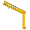 Column Mounted Swing Arm Fall Protection System, 12' Length, Dual Track, 2 Person Cap.