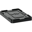 Conductive Dividable Grid Container Snap on Covers - 10-7/8"L x 8-1/4"W, Carton of 10